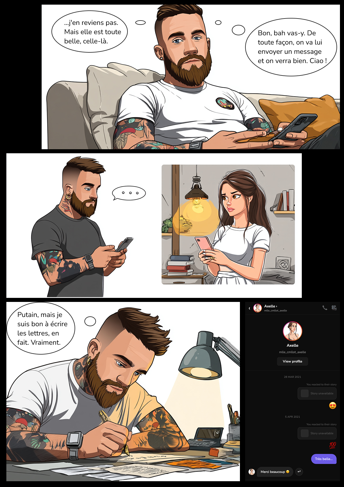 Notre histoire — Page 1